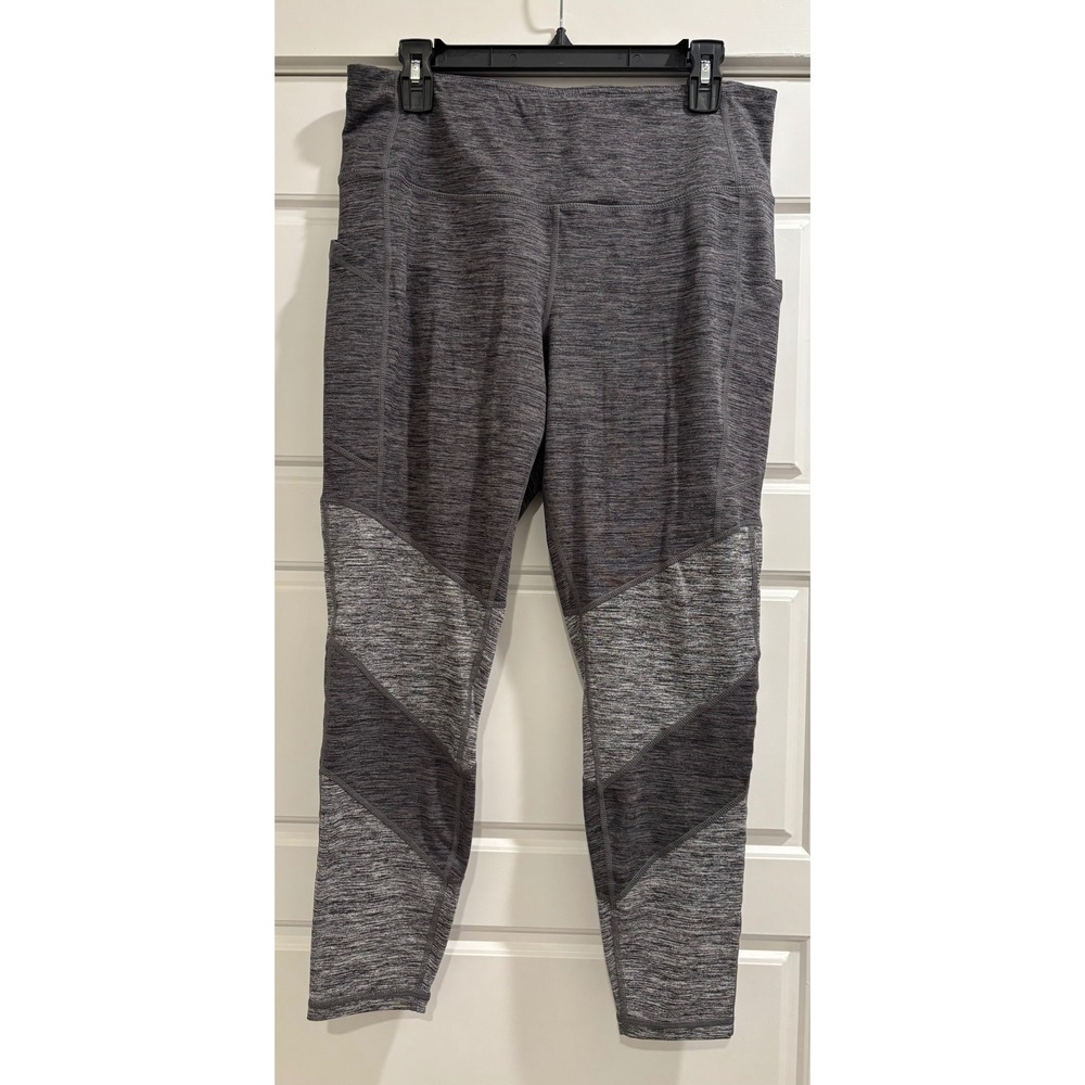 Torrid Active Grey Space Dye Colorblock Pocket Leggings Womens Plus Size 1 1X